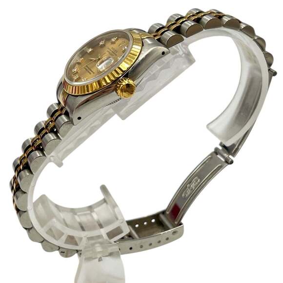 Rolex Datejust Watch 69173G with 10 Diamonds, Stainless Steel and Yellow Gold... - Picture 4 of 10